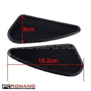 2X I[goCRKX^NXebJ[SیG 3 [gSpbh 2X Motorcycle Fuel Gas Tank Sticker Black Rubber Protect Knee 3M Adhesive Pads