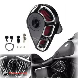 ubN & N[ GAN[i[tB^[ 2004-2021 n[[X|[cX^[ XL 883 1200 p Black & Chrome Air Cleaner Filters For 2004-2021 Harley Sportster XL 883 1200
