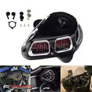 N[Ce[NGAN[i[tB^[ n[[[hLOGNgOCh 2017-2021p Chrome Intake Air Cleaner Filter For Harley Road King Electra Glide 2017-2021