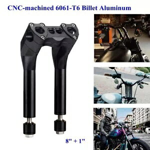 �n�[���[ 1-1/4 �C���` �e�[�p�[ �t�@�b�g �o�[ �_�C�i �X�|�[�c�X�^�[ �X�g���[�g �{�u 8 �C���` �n���h���o�[ ���C�U�[�p For Harley 1-1/4�� Tapered Fat Bars Dyna Sportster Street Bob 8 Handlebar Riser �y���s