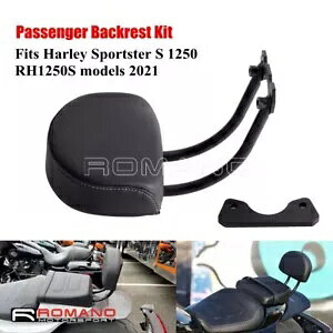 �u���b�N�I�[�g�o�C��q�o�b�N���X�g�L�b�g�n�[���[�X�|�[�c�X�^�[ S 1250 RH1250S 2021 Black Motorcycle Passenger Backrest Kit For Harley Sportster S 1250 RH1250S 2021 �y���s�A���i�z