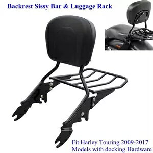 n[[c[O FLHR FLHX FLHTK FLTR JX^ FLTRX 2009-17 obNXg V[V[o[p For Harley Touring FLHR FLHX FLHTK FLTR Custom FLTRX 2009-17 Backrest Sissy Bar