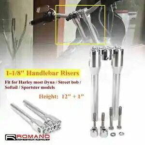 12 "+1" Xg[gCU[ n[[NuX^C Dyna Softail FXDL 1-1/8" nho[p 12"+1" Straight Risers For Harley Club Style Dyna Softail FXDL 1-1/8" Handlebar