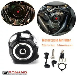 I[goCGAtB^[ CNC GAN[i[Ce[NVXen[[c[O\teCp Motorcycle Air Filter CNC Air Cleaner Intake System For Harley Touring Softail