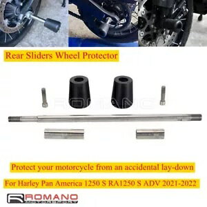 n[[pAJ 1250 ʂ RA1250 AANXtH[NzC[XC_[veN^[ For Harley Pan America 1250 Special RA1250 Rear Axle Fork Wheel Slider Protector