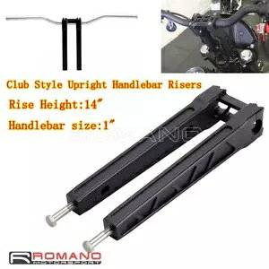 CNC �A���~�A�b�v���C�g 14 �n���h���o�[���C�U�[ 1 �N�����v�\�t�e�C�� FXLR FXLRST FXFBS �p CNC Aluminum Upright 14 Handlebar Risers 1 Clamp For Softail FXLR FXLRST FXFBS �y���s�A���i�z