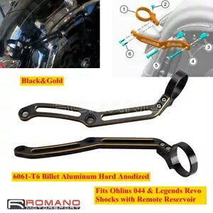 ���A�V���b�N 50mm �����[�g���U�[�o�[�u���P�b�g �n�[���[�c�[�����O 2014-2022 �o�b�N���X�g�p Rear Shocks 50mm Remote Reservoir Brackets For Harley Touring 2014-2022 Backrest �y���s�A���i�z