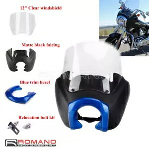 n[[\teCX^_[h FXST FXBB 2018-21 wbhCgtFAO 12 "tgKXp For Harley Softail Standard FXST FXBB 2018-21 Headlight Fairing 12" Windshields