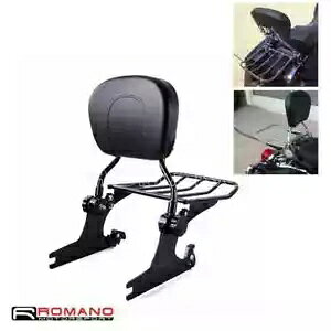 n[[\teCfbNX FLSTN 2013 O\ȔwV[V[o[וbNp For Harley Softail Deluxe FLSTN 2013 Detachable Backrest Sissy Bar Luggage Rack