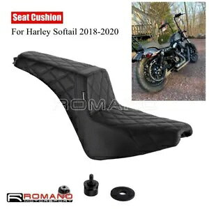 ライダー & ドライバー パッセンジャー ツーアップシート ハーレー ソフテイル ストリート ボブ FXBB 2018-22用 Rider & Driver Passenger Two Up Seat For Harley Softail Street Bob FXBB 2018-22