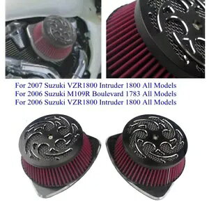 GAN[i[Ce[NtB^[XYLuo[h M109R RZ BOSS VZR VLR 1800 C1800R Air Cleaner Intake Filter For Suzuki Boulevard M109R RZ BOSS VZR VLR 1800 C1800R