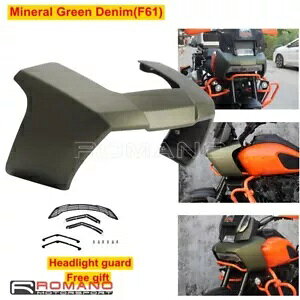 �n�[���[�p���A�����J 1250 �X�y�V���� RA1250S 2021-22 �t�����g�w�b�h�����v�t�F�A�����O�J�o�[ For Harley Pan America 1250 Special RA1250S 2021-22 Front Headlamp Fairing Cover �y���s�A���i�z