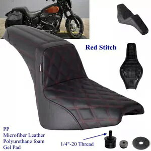 2-Up Qpbh pbZW[ & C_[V[g n[[ \teC X^_[h (FXST) 2020-2024p 2-Up Gel Pad Passenger & Rider Seat For Harley Softail Standard (FXST) 2020-2024