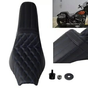 2-Abv Q pbh V[g tmut n[[ \teC X FLSL FXSL FLDE 18-21p 2-Up Gel Pad Seat w/ Mounting Knob For Harley Softail Slim FLSL FXSL FLDE 18-21