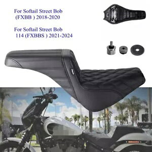 &C_[ 2AbvV[g n[[\teC we[WNVbN FLHC 2018-2024p Passenger & Rider 2-Up Seats For Harley Softail Heritage Classic FLHC 2018-2024