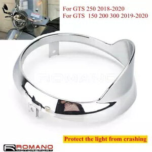 ABS I[goCwbhCgJo[oCU[veN^[K[h GTS 250 2018-2020 ABS Motorcycle Headlight Cover Rim Visor Protector Guards For GTS 250 2018-2020