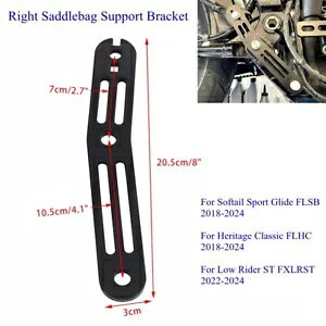 ThobOT|[guPbg}Eg n[[[C_[ST FXLRST 2022-24 FLHC FLSBp Saddlebag Support Bracket Mount For Harley Low Rider ST FXLRST 2022-24 FLHC FLSB