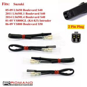 4X �C���W�P�[�^�[���[�h�z���R�l�N�^�v���O�A���h�v���C�X�Y�L GSX600F �J�^�i 98-06 4X Indicators Leads Wiring Connector Plug & Play For Suzuki GSX600F Katana 98-06