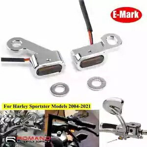 �y�A�~�j�C���W�P�[�^�[ LED �^�[���V�O�i�����C�g�n�[���[�X�|�[�c�X�^�[ XL1200 883 04-21 Pair Mini Indicator LED Turn Signal Light For Harley Sportster XL1200 883 04-21 �y���s�A���i�z