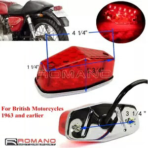 jo[T LED [JXX^C E }[Nu[Le[CgJtF[T[gI[goC Universal LED Lucas Style E-Mark Brake Taillight For Cafe Racer Retro Motorcycle