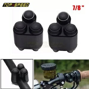 2 �I�[�g�o�C�n���h���o�[�n���h�R���g���[���������^���z�[���X�C�b�` 7/8 "22 �~�����[�g���o�[�p 2 PCS Motorcycle Handlebar Hand Control Momentary Horn Switch For 7/8" 22mm Bars