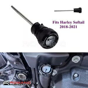 IC^NfBbvXeBbNxQ[Wn[[\teCXg[g{uFXBB[C_[p Oil Tank Dipstick Temperature Gauge For Harley Softail Street Bob FXBB Low Rider