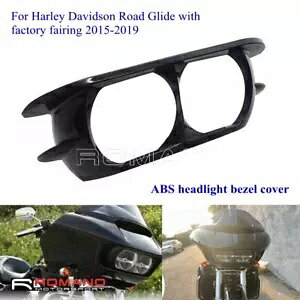 I[goCfAwbhCgx[gJo[n[[[hOCh FLTRXS 2015-19 Motorcycle Dual Headlight Bezel Trim Cover For Harley Road Glide FLTRXS 2015-19