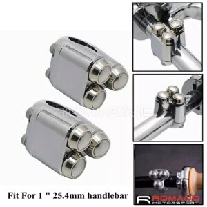 2X �������^�� 3 �{�^�� �X�C�b�` 1 25mm �n���h���o�[ �}�E���g �`���b�p�[ �n���h �R���g���[���p 2X Momentary 3 Buttons Switch 1 25mm Handlebar Mount For Chopper Hand Control �y���s�A���i�z