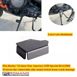 �T�C�h�X�^���h�X�C�b�`�K�[�h�J�o�[�ی�n�[���[�p���A�����J RA1250S 2021-2023 Sidestand Switch Guard Cover Protection For Harley Pan America RA1250S 2021-2023 �y���s�A���i�z