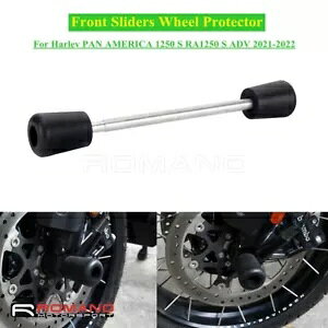 O֎ԎNbVveN^[tH[NXC_[n[[pAJ 1250 RA1250S Front Wheel Axle Crash Protector Fork Slider For Harley PAN AMERICA 1250 RA1250S