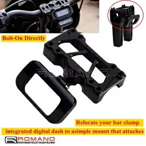 fW^Q[W}EgnEWO 1C`gbvNvJo[t n[[M8\teCFXBR FXBBp Digital Gauge Mount Housing W/1" Top Clamp Cover For Harley M8 Softail FXBR FXBB