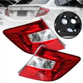 テールライトリアランプペア RH LH ホンダシビック FB セダン 2012 13 14 15 に適合 TAIL LIGHT REAR LAMP PAIR RH LH FITS FOR HONDA CIVIC FB SEDAN 2012 13 14 15
