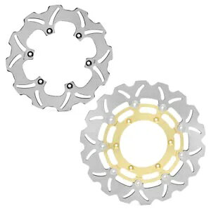 tgAu[LfBXN[^[Zbg XYL DRZ400SM DR-Z 400 SM 2005-2022 S[h Front Rear Brake Discs Rotors Set for Suzuki DRZ400SM DR-Z 400 SM 2005-2022 Gold