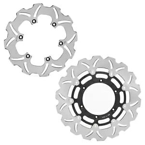 XYL DR-Z 400 SM ubNt[eBOtgAu[LfBXN[^[ DRZ 400SM 05+ For Suzuki DR-Z 400 SM Black Floating Front Rear Brake Disc Rotors DRZ 400SM 05+