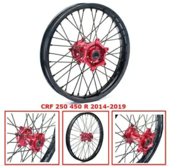 楽天市場】ホンダ 18 × 2.15 リアホイールリムハブ CRF250R CRF450R 14 