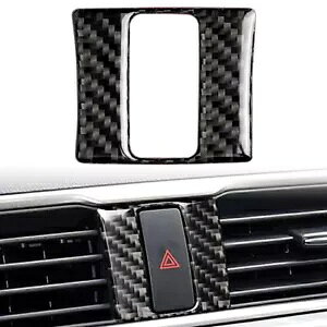 xv{^x[Jo[Yf@ۃ}c_ 3 ANZ 13-18- Indoor Warning Lamp Button Bezel Cover Carbon Fiber For Mazda 3 Axela 13-18-