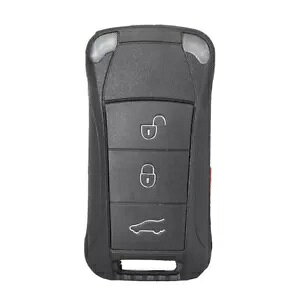 �����[�g�R���g���[���L�[�z���_�[�V�F���P�[�X�����p�|���V�F�J�C�G�� 2003-2011- Remote Control Keychain Shell Case Replacement for Porsche Cayenne 2003-2011- �y���s�A���i�z
