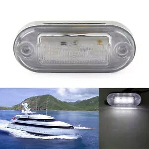 12V 3 SMD LED シグナルライト ホワイト インジケーター トラック トレーラー RV Boat73用- 12V 3 SMD LED Signal Light White Indicator for Truck Trailer RV Boat73-