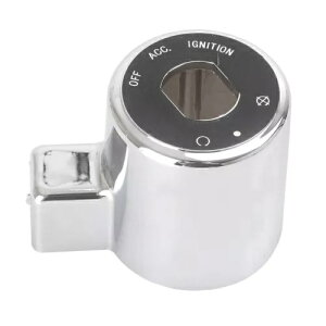 N[COjbVXCb`Jo[Lbv n[[X|[cX^[ XL 883 1200 2004-2016-p Chrome Ignition Switch Cover Cap for Harley Sportster XL 883 1200 2004-2016-