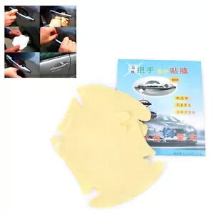 4 s[X/ZbghAnhh~یNAڂɌȂJ[tBی- 4pcs / Set Door Handle Anti-Scratch Protection Clear Invisible Car Film Protection-