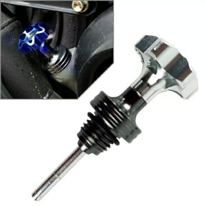 ICQ[W ICx[^[ 125CC ATV sbg_[goCNI[goCp A~jE Vo[- Oil Gauge Oil Level Meter for 125CC ATV Pit Dirt Bike Motorcycle Aluminum Silver-