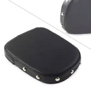 obNXg V[V[o[ NbV pbh n[[ XYL jo[T GWp ubN- Backrest Sissy Bar Cushion Pad for Harley Suzuki Universal Engine Black-