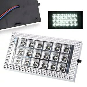 12V 18 LED �z���C�g�����V��ԗ��ԓ��Ǐ��������v�V�i- 12V 18 LED White Roof Ceiling Vehicle Car Interior Reading Lights Lamp New- �y���s�A���i�z
