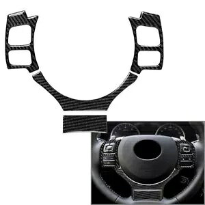 XeAOzC[Jo[gNTX IS250 NX200 200t 300h 14-17 J[{t@Co[ C- Steering wheel cover trim for Lexus IS250 NX200 200t 300h 14-17 carbon fiber C-