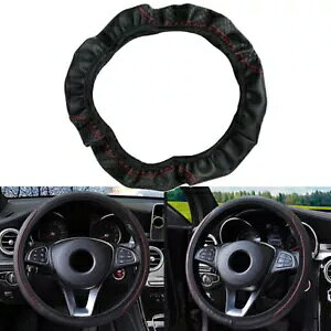 PUU[XeAOzC[Jo[ 15C`/37-38cm Obv͂̂J[ANZT[p- PU Leather Steering Wheel Cover for 15"/37-38cm Gripy Car Accessories-