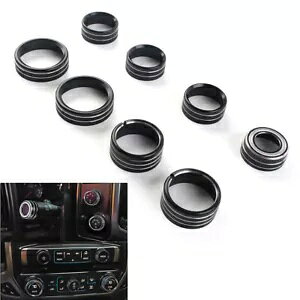 シボレーGMC用センターコンソールエアコンスイッチボタントリムブラック- Center Console Air Conditioning Switch Button Trim Black for Chevrolet GMC-
