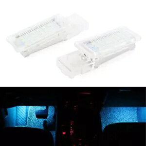 LED tbg[Cg VW VR_ St 5 pT[g 2006 VR_ CGeB 5L ICEBLUE- LED footroom light for VW ?KODA GOLF 5 Passat 2006 ?KODA YETI 5L ICEBLUE-