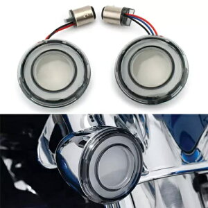 n[[[hOChANZT[Og[T[pYtCWP[^[yA- Pair of Indicators with Lens for Harley Road Glide Accessories Ring Tracer-