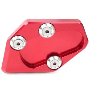 �T�C�h�X�^���h���g��v���[�g�p�b�h���b�h���}�n T-MAX 530 2015 2016- Side Stand Foot Enlargement Plate Pad Red For Yamaha T-MAX 530 2015 2016- �y���s�A���i�z