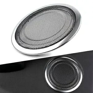 �X�s�[�J�[�x�[���J�o�[�������j�o�[�T�� BMW 3 �V���[�Y F30 F35 4 �V���[�Y�V���o�[- Speaker bezel cover decoration universal for BMW 3 Series F30 F35 4 Series silver-